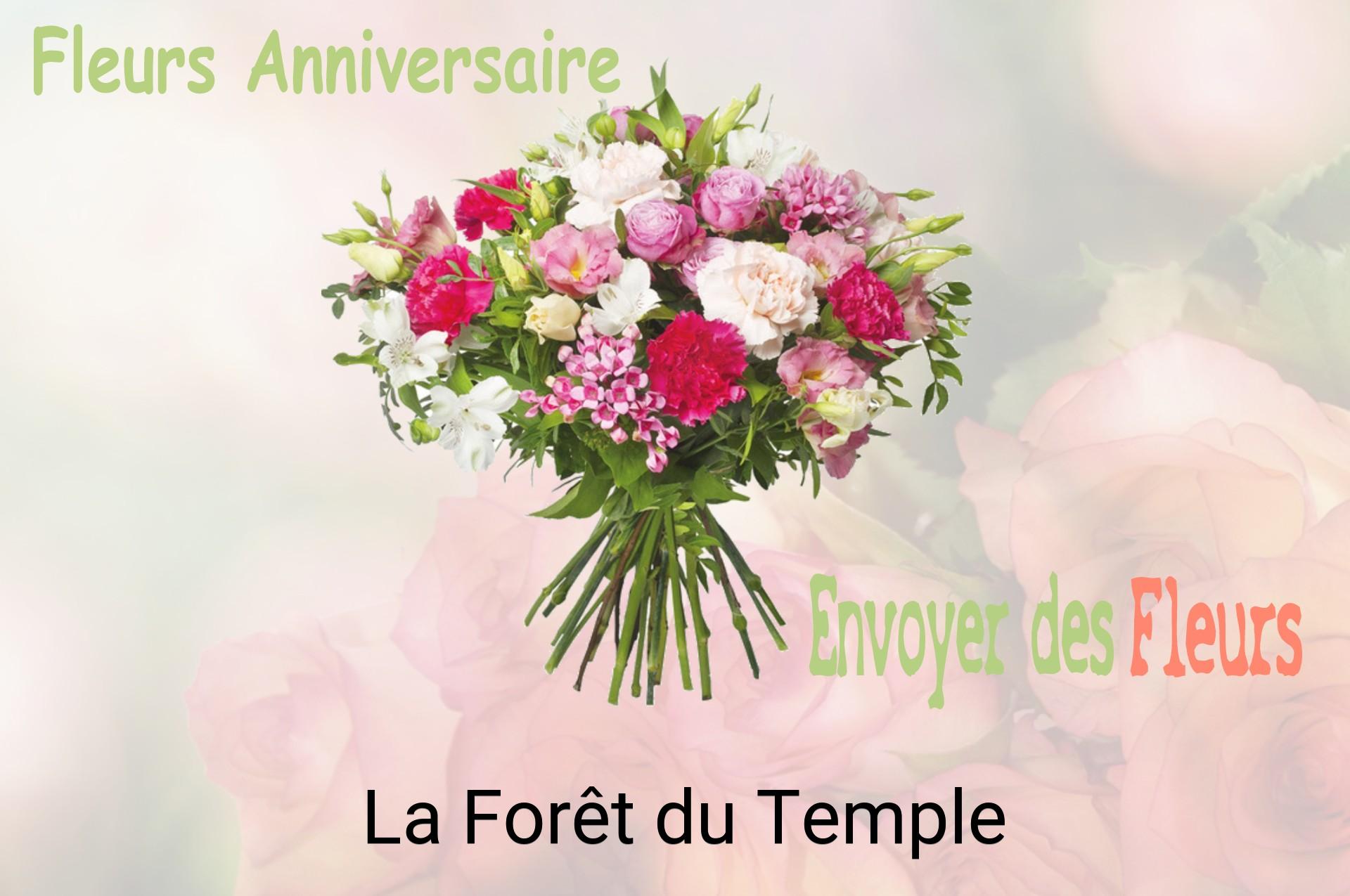 Bouquet de fleurs d’anniversaire livré à La Forêt-du-Temple
