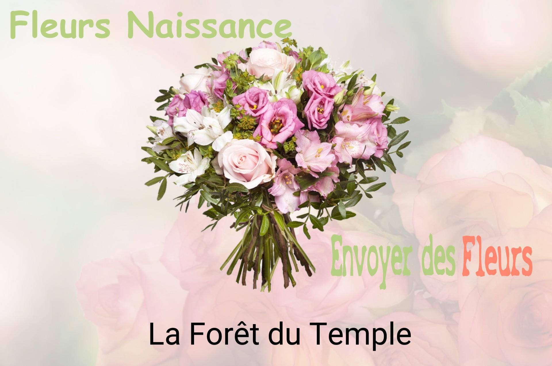Bouquet de fleurs de naissance livré à La Forêt-du-Temple
