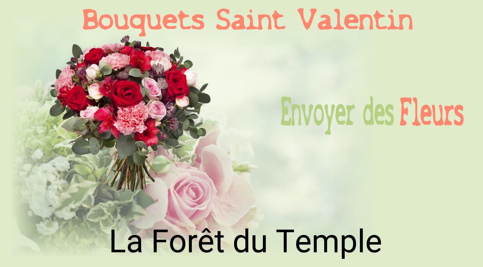 Roses de Saint-Valentin livrées à La Forêt-du-Temple